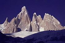 Cerro Torre (3128m) and Torre Egger peaks, Patagonia, Argentina