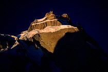 The Ogre Mountain (7285m) at sunset, Karakorum range, Himalayas, Pakistan