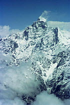 Aerial view of Garashanka mountain, Himlalayas, Nepal