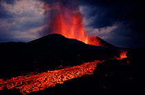 Kimanura eruption. Virunga NP, Rep of Congo (formerly Zaire), Central Africa
