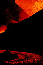 Kimanura eruption. Virunga NP active volcanic region, Democratic Republic of Congo.