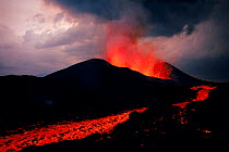 Lava flow from the Kimanura volcano, Virunga NP, Democratic Republic of Congo.