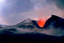 Volcanic eruption , Kimanura volcano, Virunga NP, Democratic Republic of Congo.