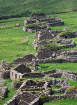 Ruins of the village street St.Kilda, Outer Hebrides, Scotland