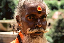 Portrait of Sadhu, Holy man, Nepal