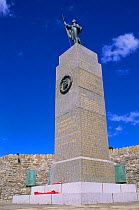 War memorial commemorating 1982 Falkland War conflict, Port Stanley, East Falkland Island, Falklands