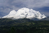 Mount Huascararn, the highest peak in the Peruvian Andes, Peru, South America