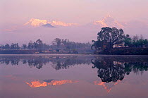 Annapurna range seen from Pokhara, Nepal.
