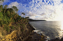 Coastline of Christmas Island, Indian Ocean