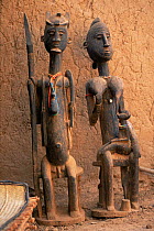 Dogon wooden figures, Mali, West Africa