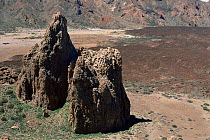 Las Canadas, volcanic rock formation, Teide NP, Tenerife, Canary Islands