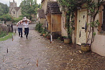 Raining fish - a reconstruction for BBC TV series 'Supernatural' (1999). It is thought that naturally occuring events are caused by fish being lifted by rotating winds, such as tornadoes, dust devils...