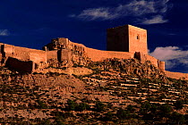Castle (13th century) at Lorca, Murcia, Spain, Europe