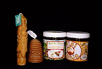 Honey and beeswax candles. Community Bee Culture Project, Pro Pueblo Foundation, Ecuador