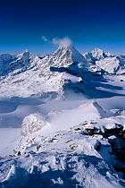 Matterhorn mountain in the Alps, Nr Zermatt  Switzerland