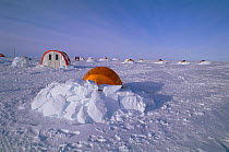 Tents. Patriot hills, Ellsworth Mountains, Antarctica