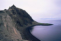 Eroded tuff cone, Atlosova Island, Kuril Islands, Eastern Russia, Pacific Ocean