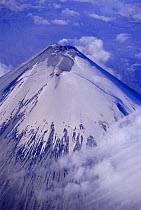 Summit cone of Sangay, Ecuador. Dormant volcano