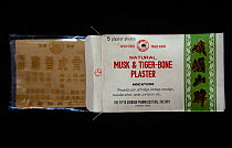 Chinese plasters made from Musk deer and Tiger bone.