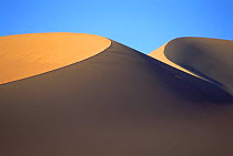 Landscape of sand dune system, Gobi Desert, Mongolia.