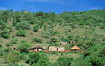 Zulu huts , Mkusi Game Reserve, South Africa