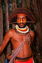 Huli wigman. Papua New Guinea. 1990.