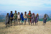 Mountain people. Simiens mountains, Ethiopia.