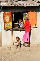Ethiopian shop front. Rift valley, Ethiopia
