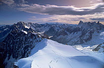 French Alps with Mont Blanc in foreground, France