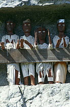 'Tau Tau' effigies ('small person' / 'person like') Tana Toraja, Central Sulawesi, Indonesia. 2000.