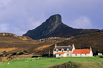 An Sgurr from Galmisdale Isle of Eigg, Argyll, Inner Hebrides, Scotland