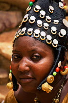 Headress of married Fulani woman, Mali, West Africa