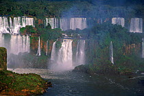 Aerial view of Iguazu Falls, Argentina / Brazil