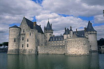 Sully sur Loire chateau surrounded by moat, France