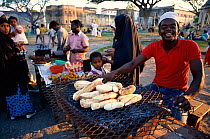 Food for sale Zanzibar, Tanzania East Africa