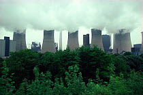 Cooling towers of coal fired power station, Ruhr, Germany