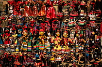 Colourful marionettes / puppets on street stall, Old Kathmandu, Nepal