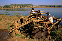 Manual irrigation system, Madhya Pradesh, India