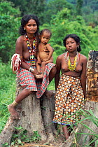 Batak women with child Palawan, Philippines