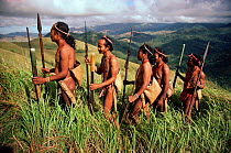 Hanunoo hunting expedition, Mindoro Is, Philippines