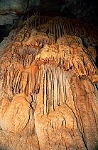 Limestone formations, stalagmites and stalagtites in caves, Southern Ankarana, Madagascar