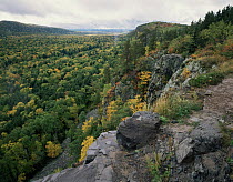 Porcupine Mountains Wilderness State Park in autumn, Michigan, USA