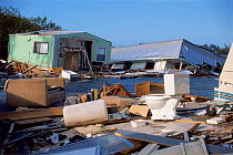 Damage caused by Hurricane George. Key West, Florida, USA