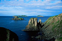 Great St Peter Bay in Sea of Japan, as viewed from Vladivistok, Primorsk, Ussuriland, Russia