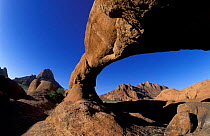 Rock arch, Spitzkoppe, Namib desert, Namibia