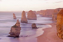 Twelve apostles rock formations along coast at Port Campell NP, New South Wales, Australia