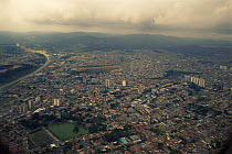 Aerial view of Sao Paulo, one of most populated cities in world, Brazil, South America