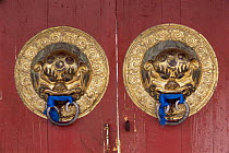 Decorative door handles, Erdene Zuu monastery, Ovorkhangi, Kharkhorin, Mongolia.