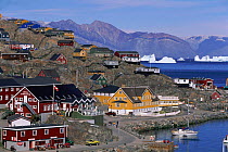 Uummannaq harbour in summer, Greenland