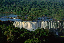 Iguazu falls from Brazil, Brazil - Argentina border